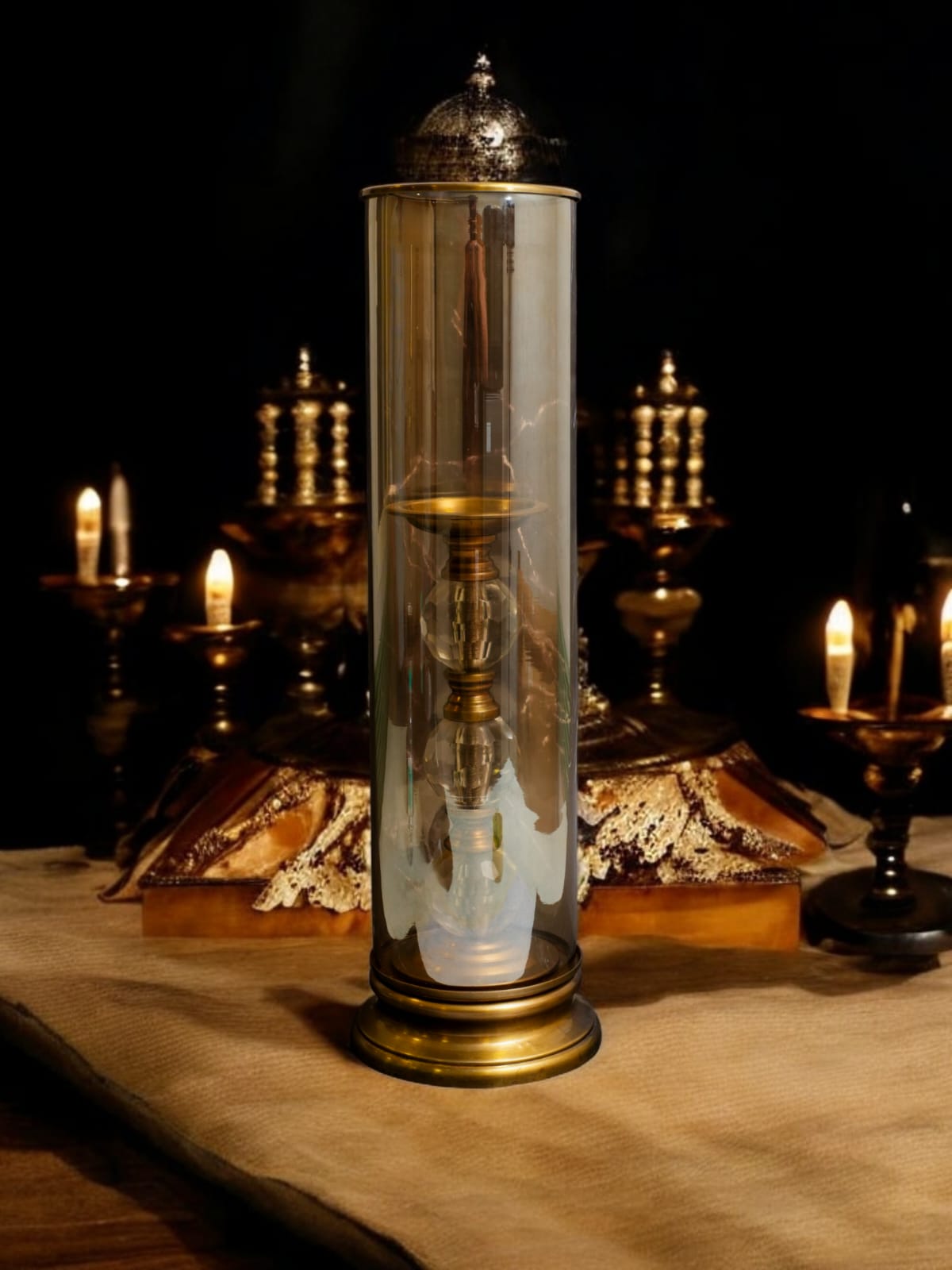 Spiral Gold Candle Holder