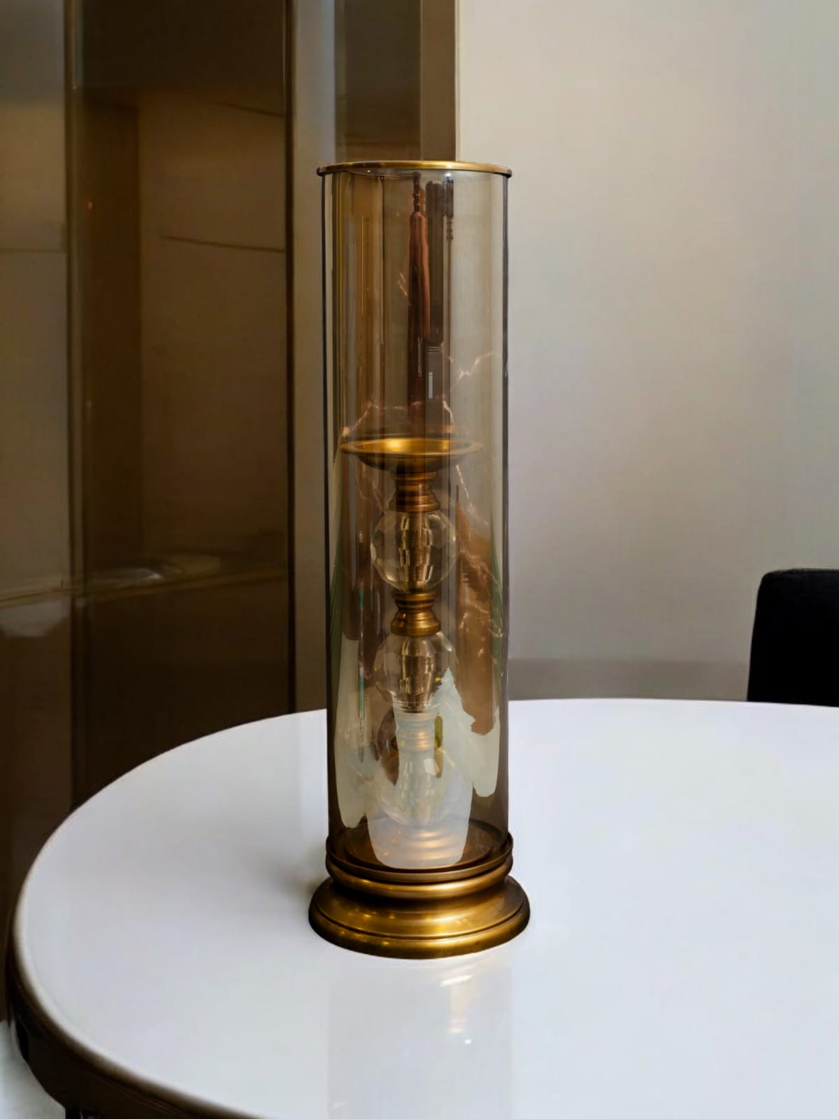 Spiral Gold Candle Holder