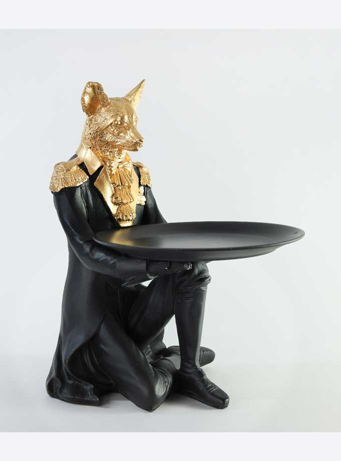 Sauve Wolf Sitting-black