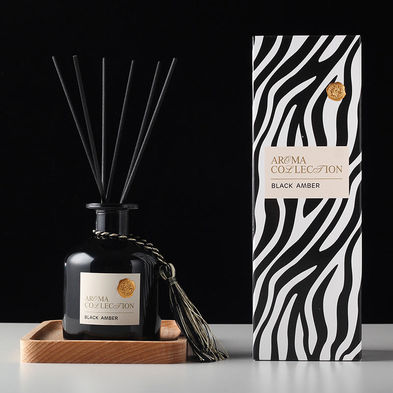 Aromatherapy Essential Oil Set, 230ml Black Bottle, Black Amber/Fig, High Quality Home Fragrance, Ornaments