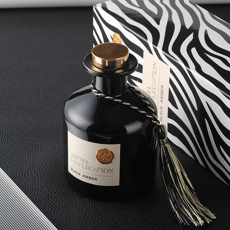 Aromatherapy Essential Oil Set, 230ml Black Bottle, Black Amber/Fig, High Quality Home Fragrance, Ornaments