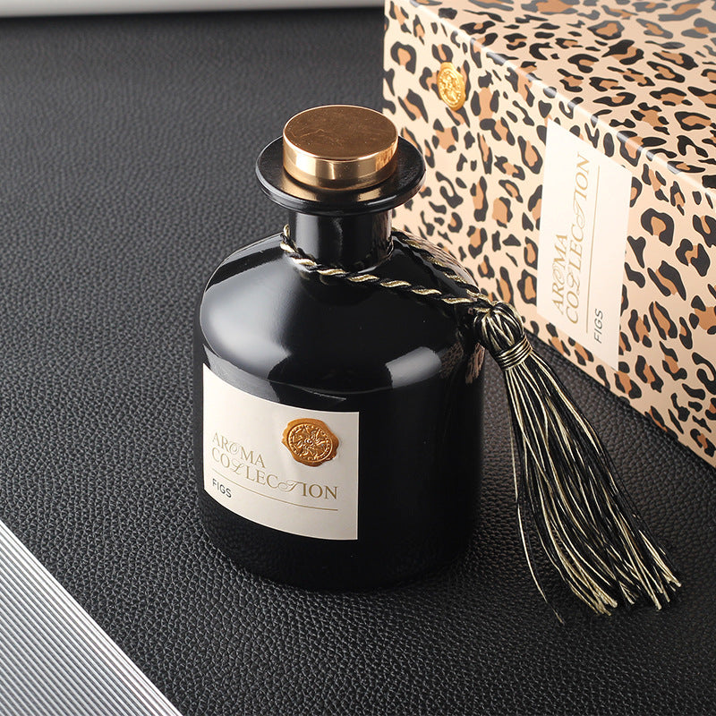 Aromatherapy Essential Oil Set, 230ml Black Bottle, Black Amber/Fig, High Quality Home Fragrance, Ornaments