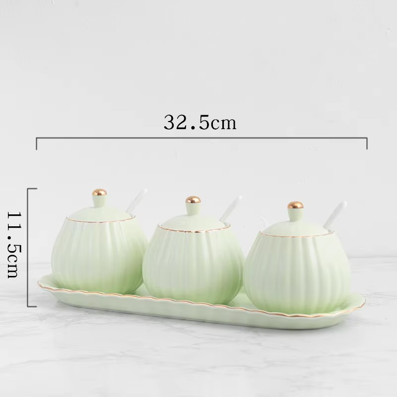 Ceramic Pumpkin Seasoning Jar