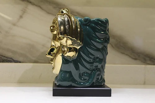 Gold Medusa Luxury Ceramic Vase