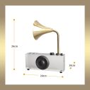 Crystal Gramophone Tabletop Decor