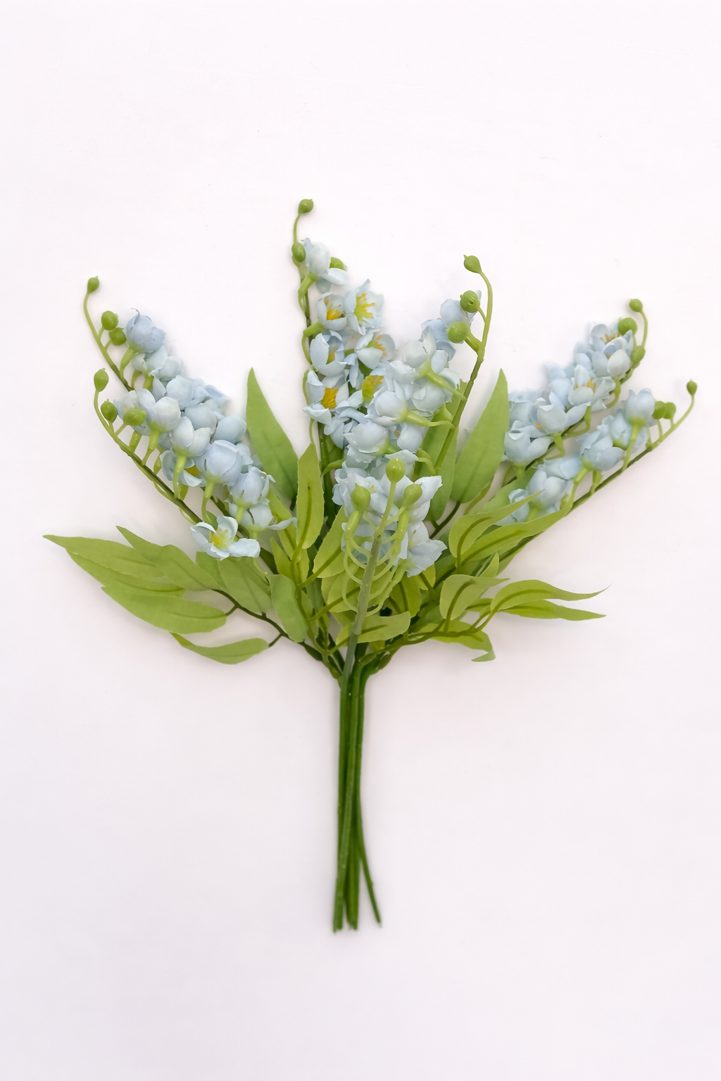 Elegant Light Blue Artificial Flower Bouquet