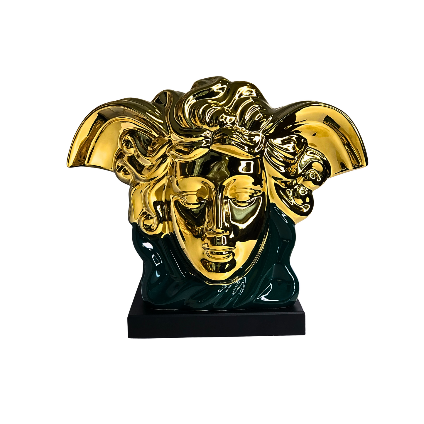 Golden Medusa Decorative Sculptures