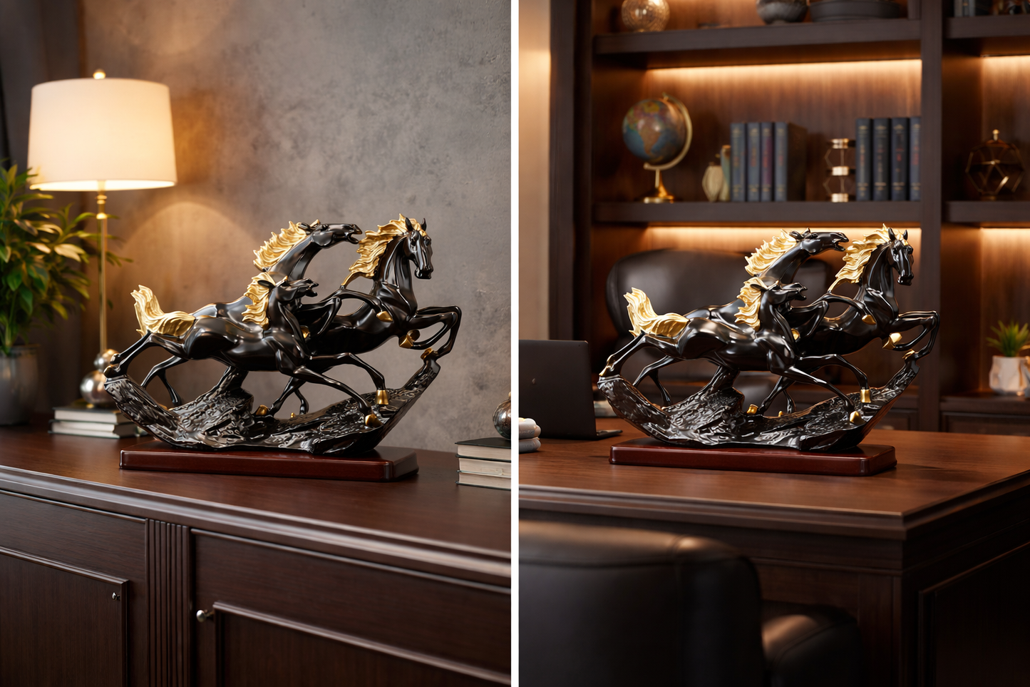 premium horse decor pair