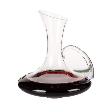 Lead-Free Crystal Wine Decanter for Red & White Wines