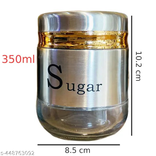 360ml Ceramic Tea Coffee Sugar Jars (Set of 3)