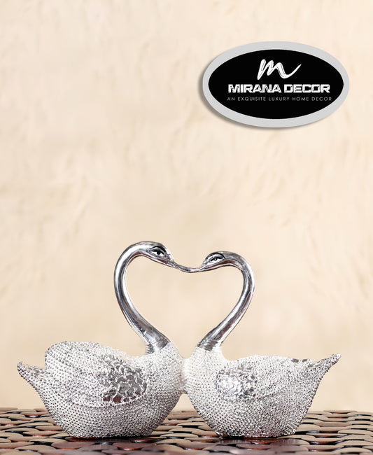 LOVE BIRDS SILVER PLATED