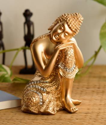 🎁 Golden Buddha On Knee (Discount)