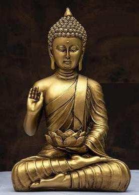 Aashirwad Matelic Gold Buddha