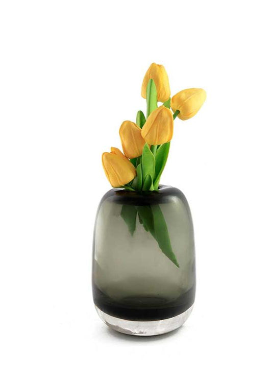 Green Gray Flower Vase