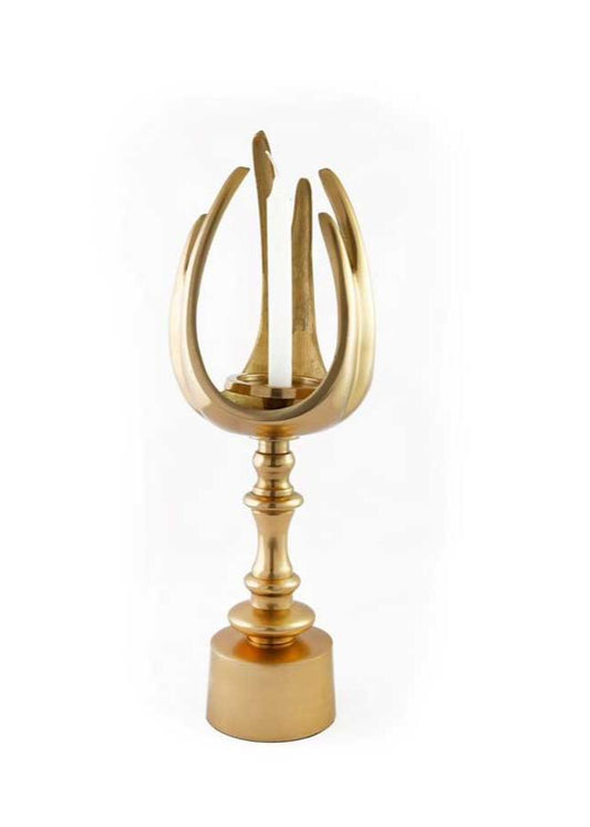 Beverlion Brass Candle Stand