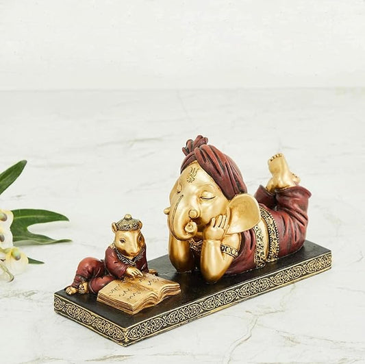 🎁 Lord Ganesha Idol with Mouse (Discount)