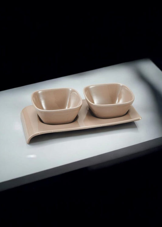 3 Pcs Ceramic Serving Set