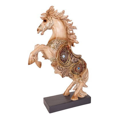 The Bounding Stallion Sculpture Decor Piece