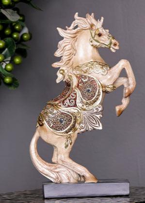 The Bounding Stallion Sculpture Decor Piece