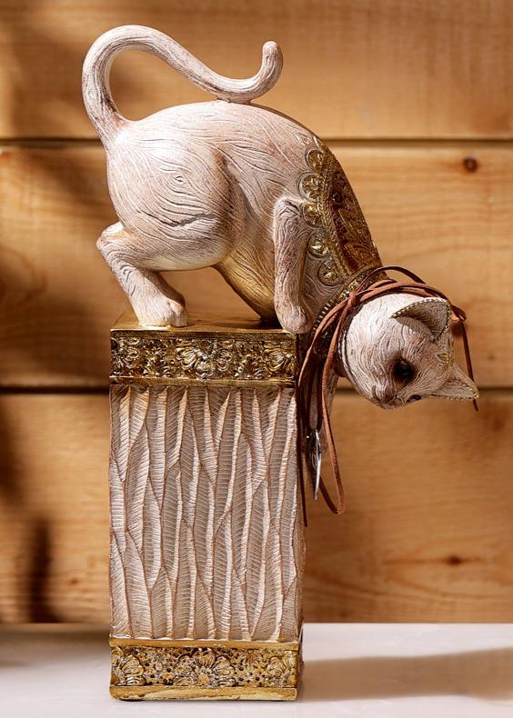 🎁 Jumping Cat Statue Decor Showpiece (Discount)