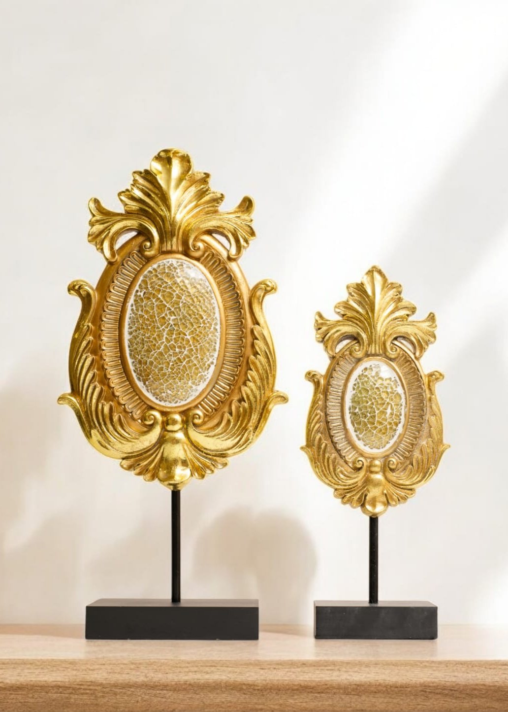 Gold Resin Showpiece