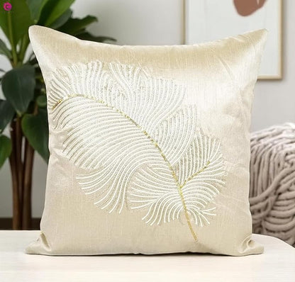 Decorative Embroidery | Premium Tufted Cushion Cover in 16x16 inches(set of 5)