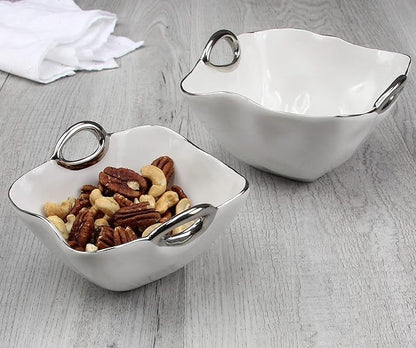 White Ceramic Serving Platter
