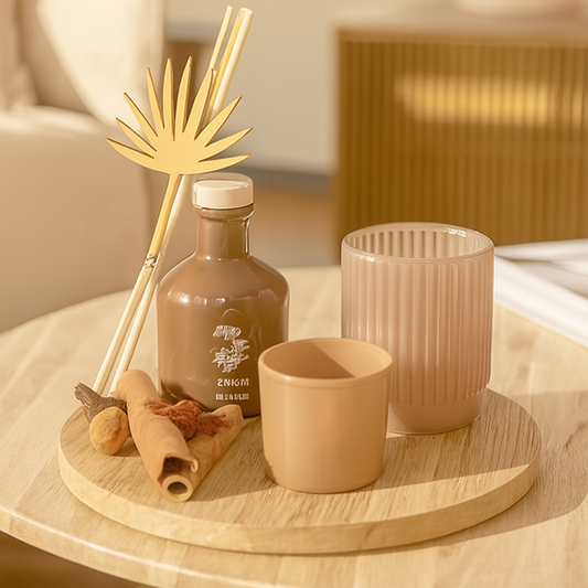 Aromatic Reed Diffuser Set with Elegant Decorative Sticks