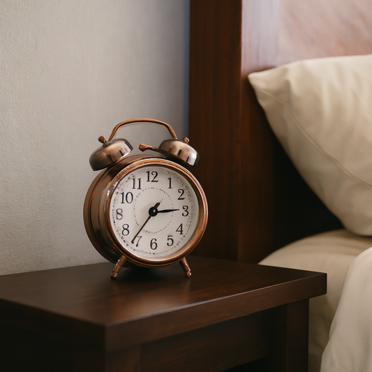 Vintage Copper Alarm Clock