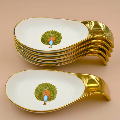 Royal Golden Handle Spoons (Set of 6)