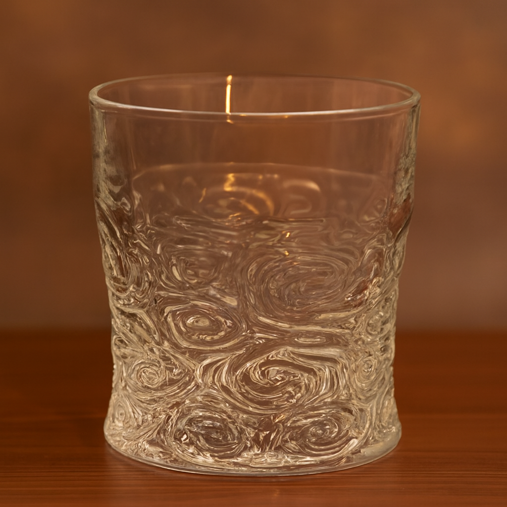 Swirl Textured Glass Tumbler Set of 6