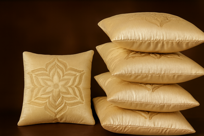 Embroidered 16x16 Inch Cushion Covers