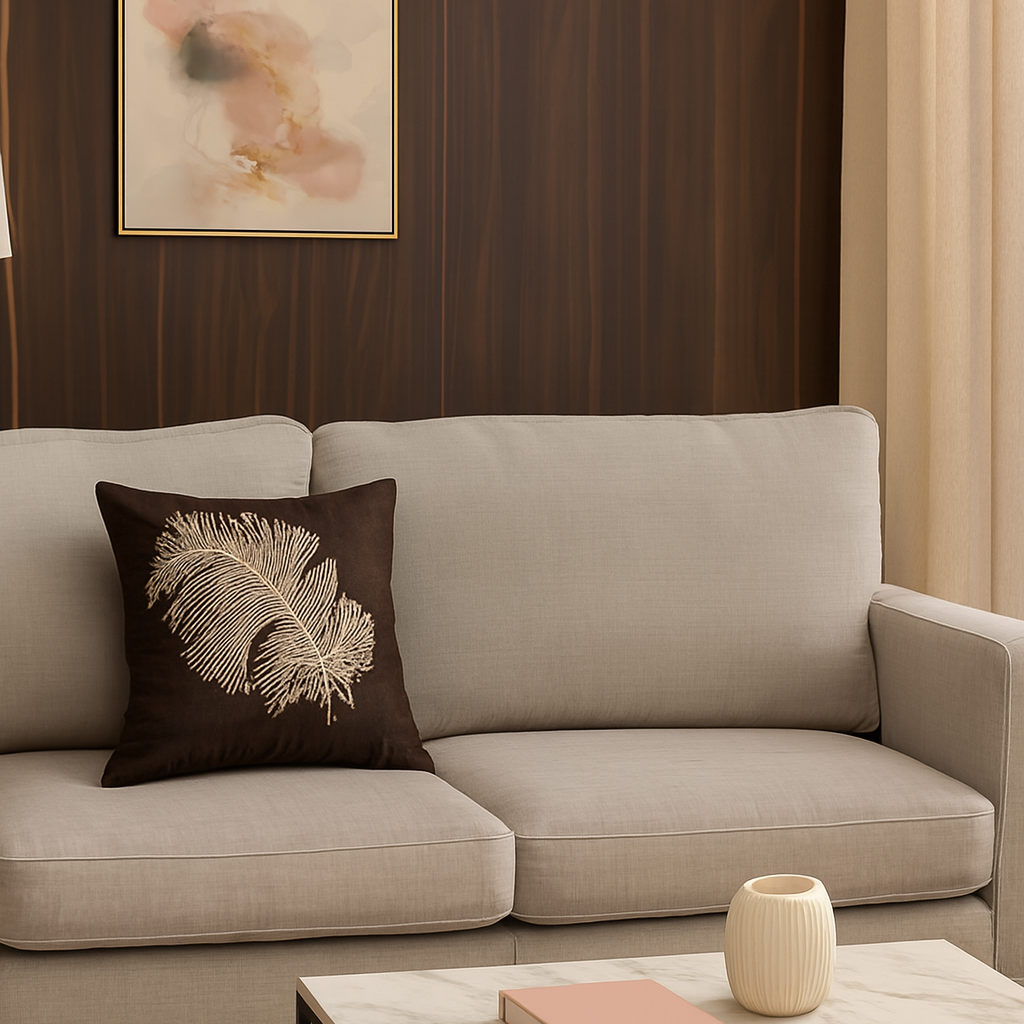 Decorative Embroidery | Premium Tufted Cushion Cover in 16x16 inches(set of 5)