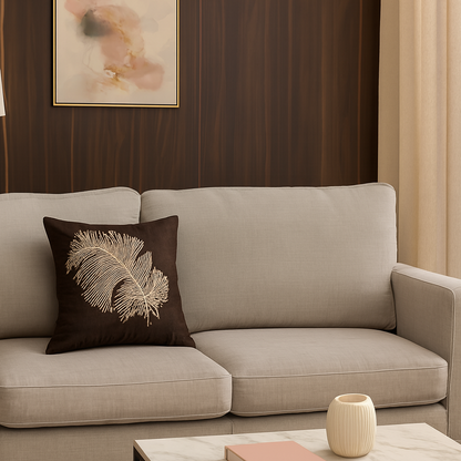 Decorative Embroidery | Premium Tufted Cushion Cover in 16x16 inches(set of 5)