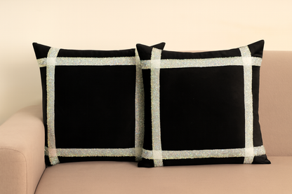 Cushion Cover Set of 5 – Glitter Border