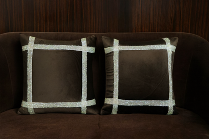 Cushion Cover Set of 5 – Glitter Border