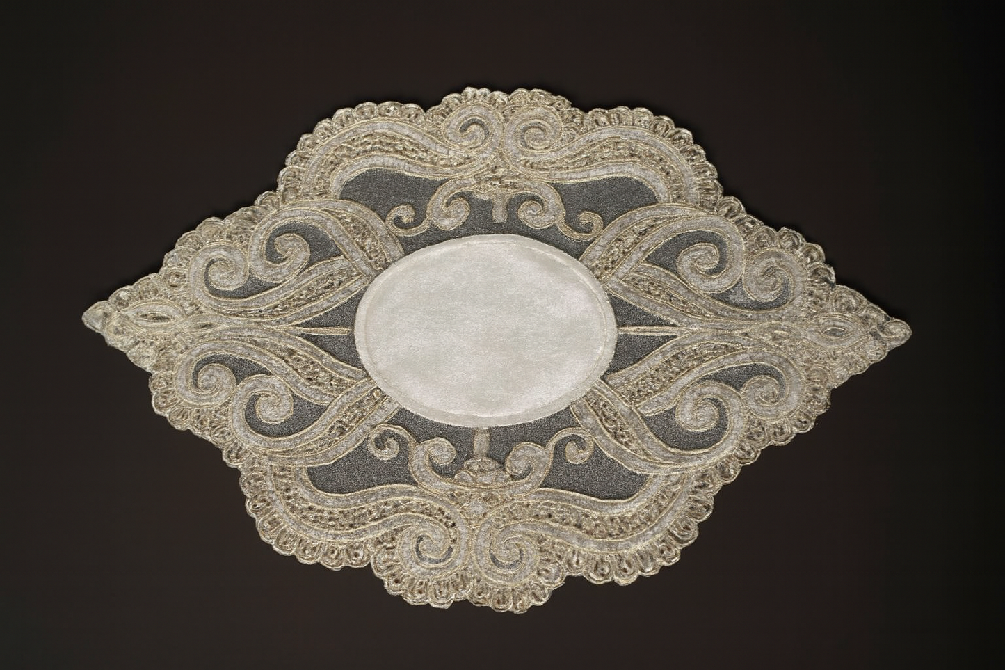 Luxury Embroidered Table Mat Set of 6 – 12x18 Inches