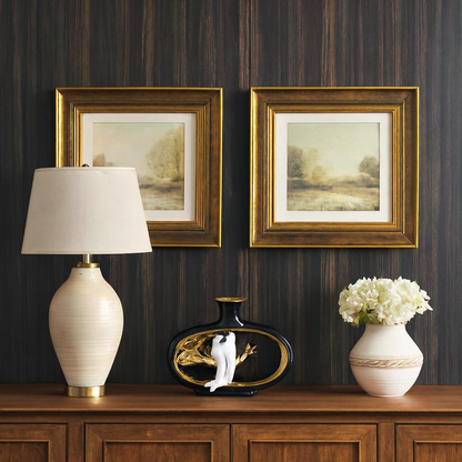 Golden Branch Love Birds Decorative Vase – Elegant Ceramic Decor