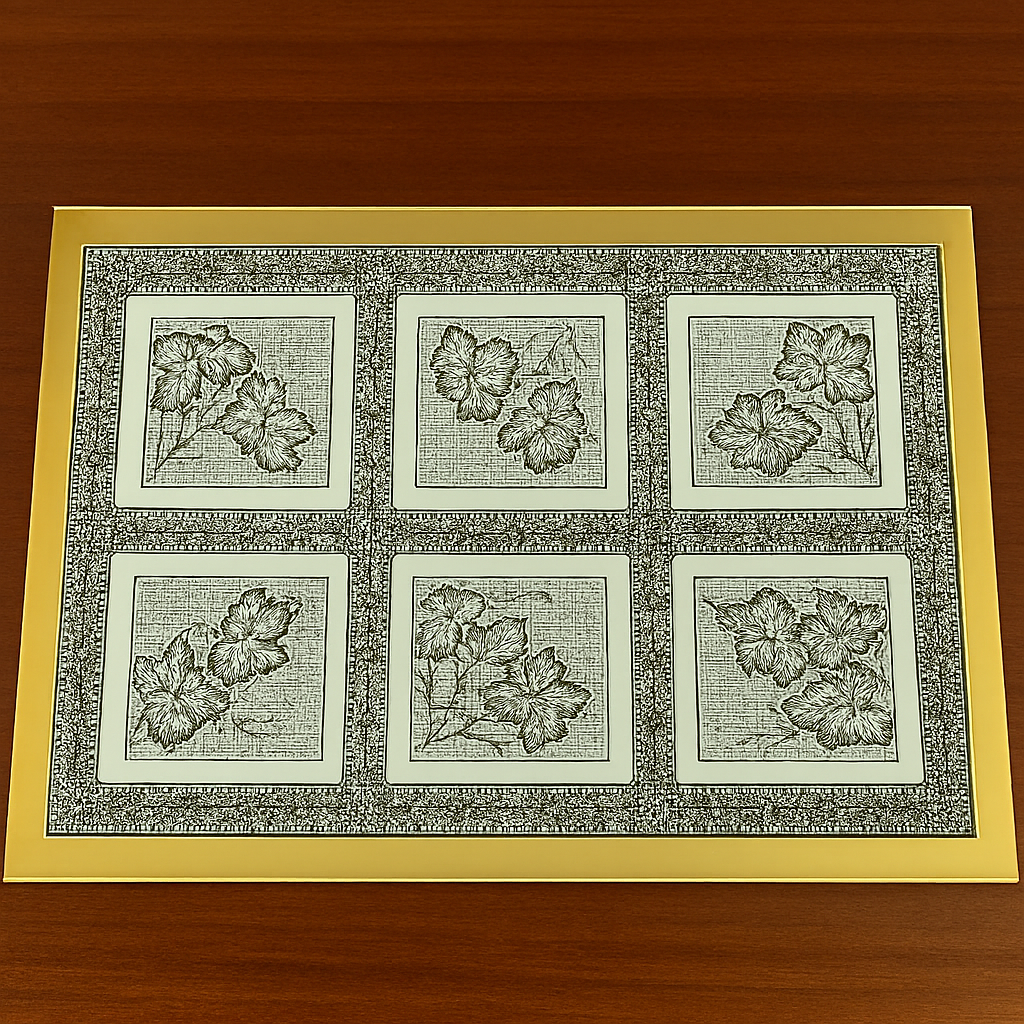 Luxury PVC Table Mats (12" x 18")