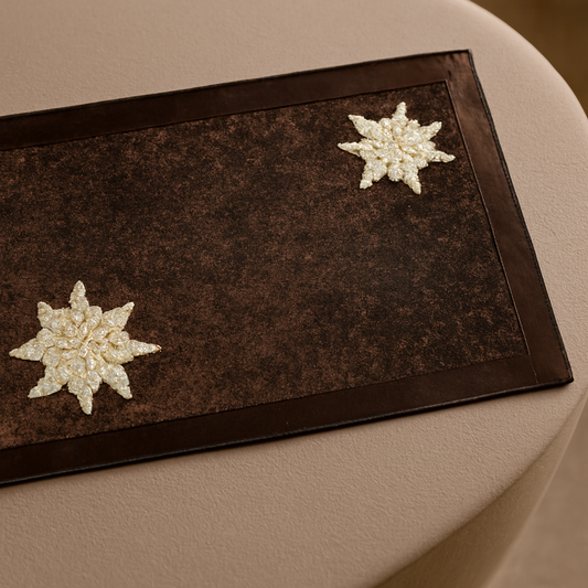 Luxury Velvet Table Mats – Set of 6 (12” x 18”)