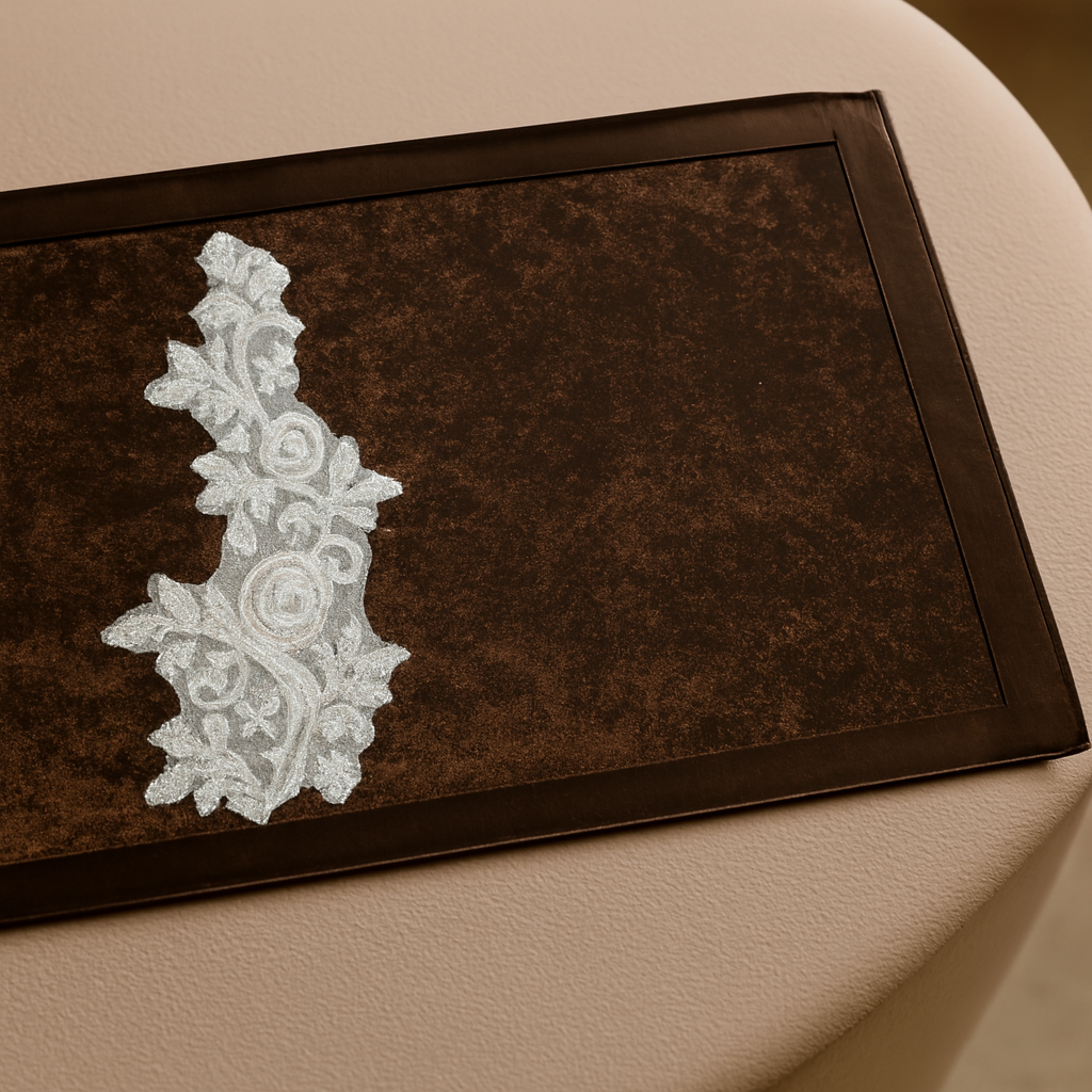 Luxury Velvet Table Mats – Set of 6 (12” x 18”)