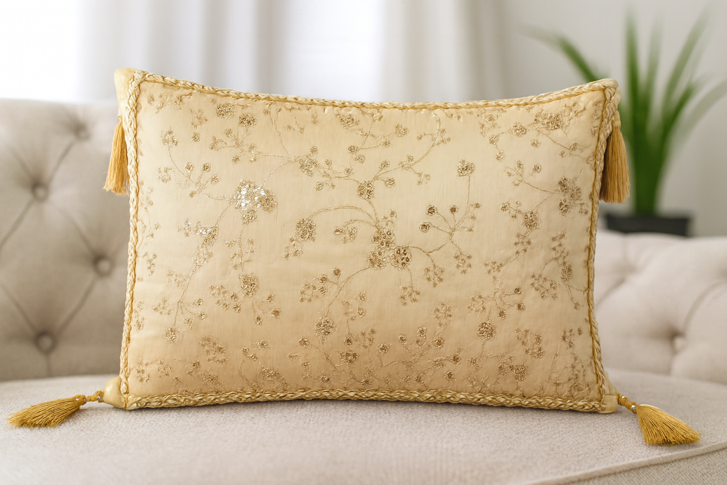 Premium 12x18 Lumbar Cushion Cover Set of 2,