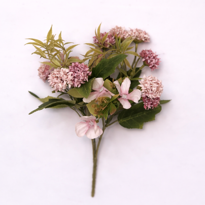 Artificial Floral Bouquet Bunch – Pink, White & Golden Color Options