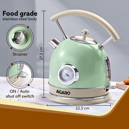 Designer Electric Kettle with Thermometer