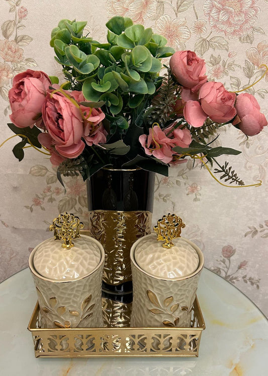 Dual Lid Jar for Gift Hampers