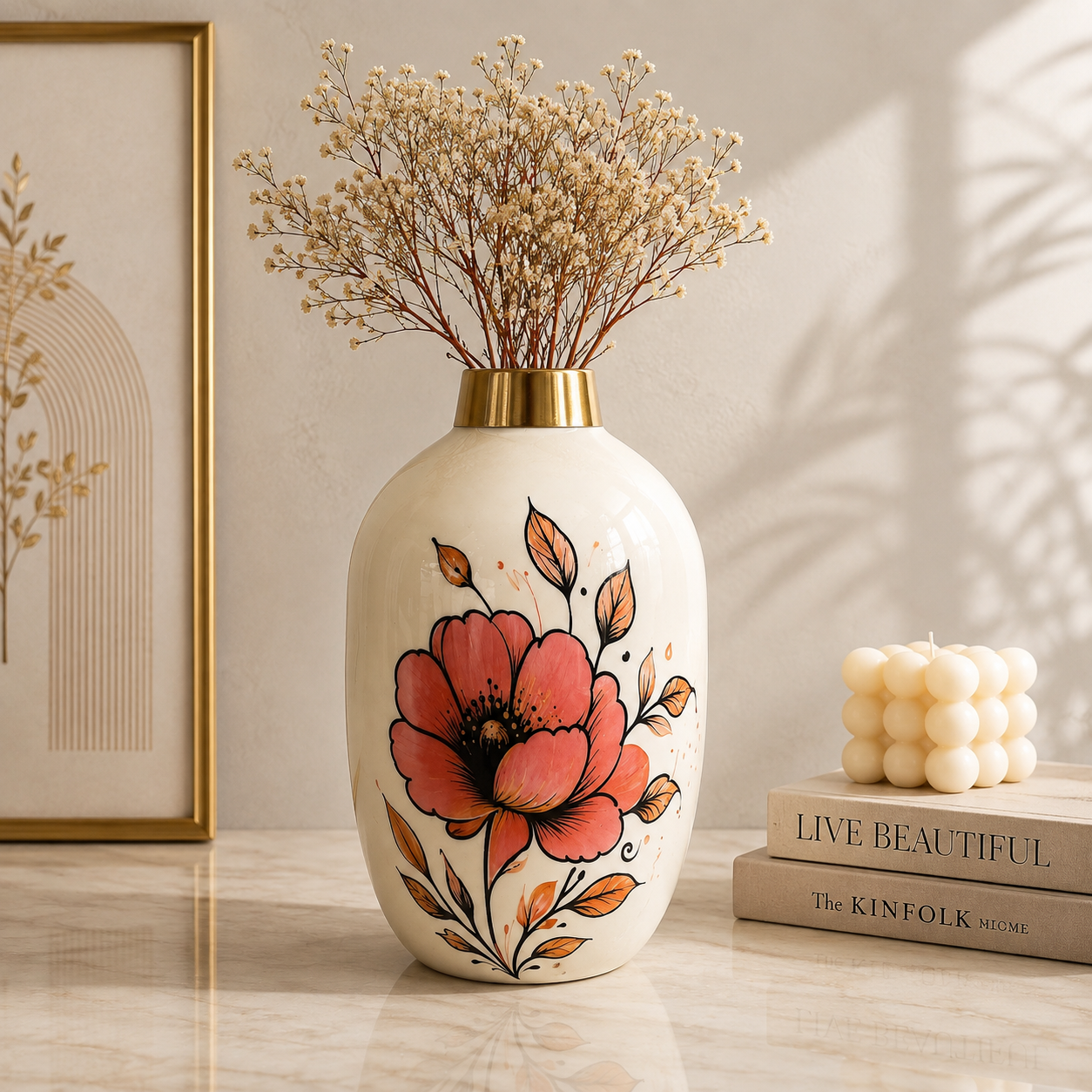 LUXURY METAL VASE