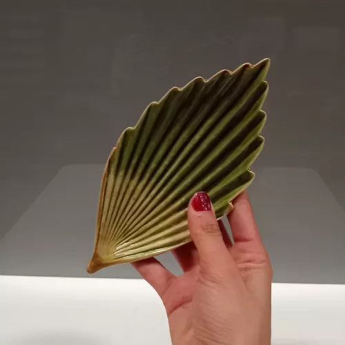 Elegant Green Decorative Table Platter