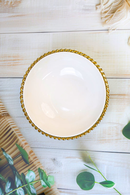 Elegant Luxury Ceramic Dining Bowl
