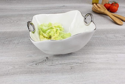 Elegant White Serving Plate