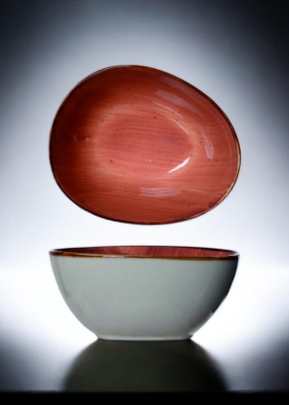 Emerald Eclipse Ceramic Serving Bowl